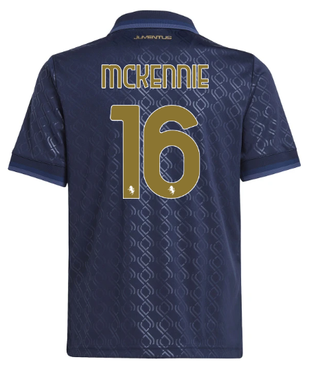 Official JUVENTUS THIRD JERSEY 202425 – KIDS – 16 – MCKENNIE Collection - Juventus FC Gear