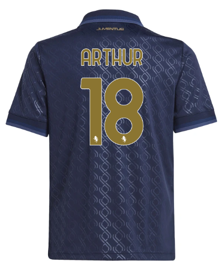 Official JUVENTUS THIRD JERSEY 202425 – KIDS – 18 – ARTHUR Collection - Juventus FC Gear
