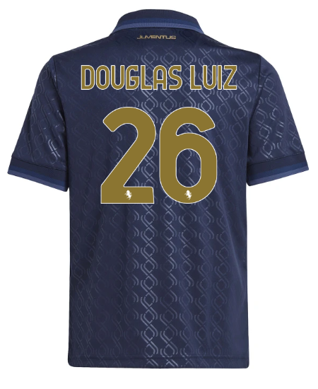 Official JUVENTUS THIRD JERSEY 202425 – KIDS – 26 – DOUGLAS LUIZ Collection - Juventus FC Gear