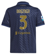 Official JUVENTUS THIRD JERSEY 202425 – KIDS – 3 – BREMER – Serie A Pack Collection - Juventus FC Gear