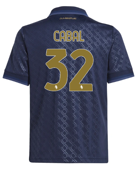Official JUVENTUS THIRD JERSEY 202425 – KIDS – 32 – CABAL Collection - Juventus FC Gear