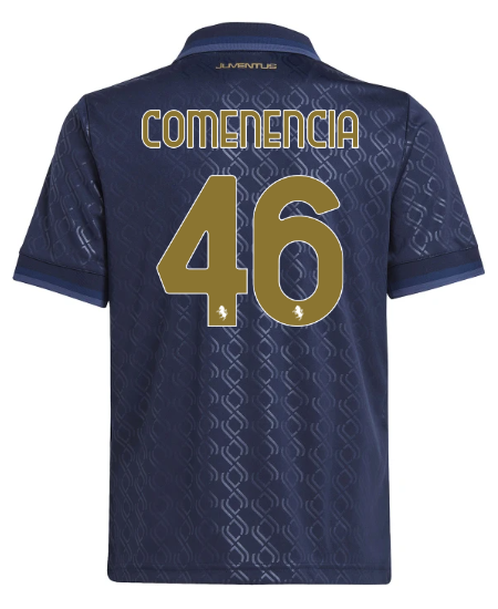 Official JUVENTUS THIRD JERSEY 202425 – KIDS – 46 – COMENENCIA Collection - Juventus FC Gear