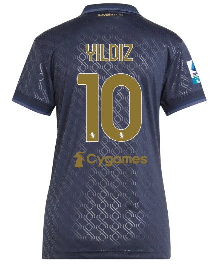 Official JUVENTUS THIRD JERSEY 202425 – WOMEN – 10 – YILDIZ – Serie A Pack Collection - Juventus FC Gear