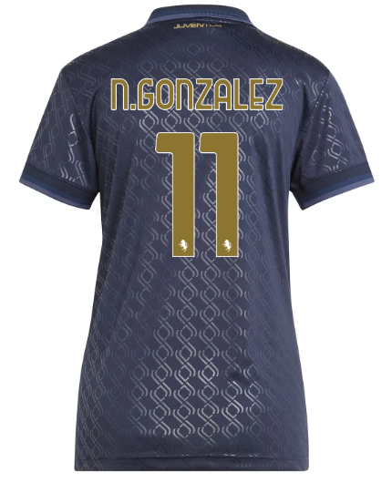 Official JUVENTUS THIRD JERSEY 202425 – WOMEN – 11 – N.GONZALEZ Collection - Juventus FC Gear