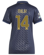 Official JUVENTUS THIRD JERSEY 202425 – WOMEN – 14 – MILIK – Champions League Pack Collection - Juventus FC Gear