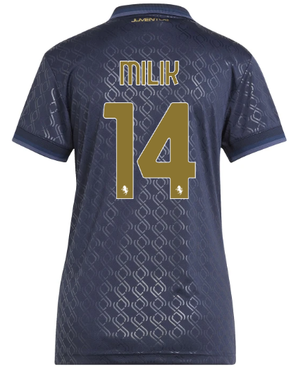 Official JUVENTUS THIRD JERSEY 202425 – WOMEN – 14 – MILIK Collection - Juventus FC Gear