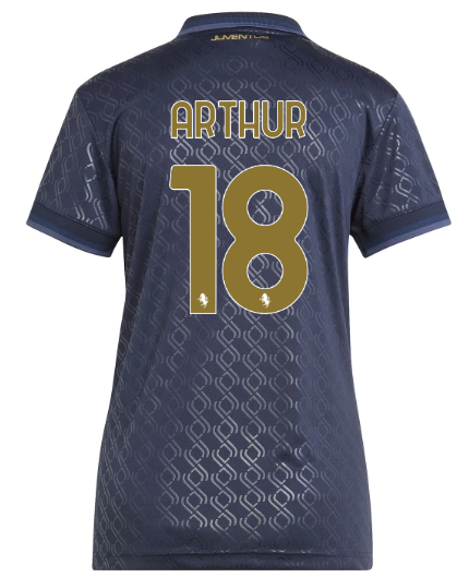 Official JUVENTUS THIRD JERSEY 202425 – WOMEN – 18 – ARTHUR Collection - Juventus FC Gear
