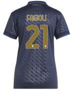 Official JUVENTUS THIRD JERSEY 202425 – WOMEN – 21 – FAGIOLI Collection - Juventus FC Gear
