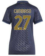 Official JUVENTUS THIRD JERSEY 202425 – WOMEN – 27 – CAMBIASO Collection - Juventus FC Gear