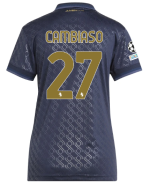Official JUVENTUS THIRD JERSEY 202425 – WOMEN – 27 – CAMBIASO – Champions League Pack Collection - Juventus FC Gear