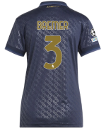 Official JUVENTUS THIRD JERSEY 202425 – WOMEN – 3 – BREMER – Champions League Pack Collection - Juventus FC Gear
