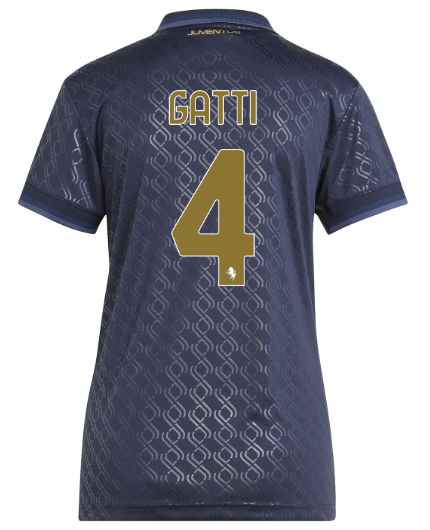 Official JUVENTUS THIRD JERSEY 202425 – WOMEN – 4 – GATTI Collection - Juventus FC Gear