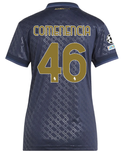 Official JUVENTUS THIRD JERSEY 202425 – WOMEN – 46 – COMENENCIA – Champions League Pack Collection - Juventus FC Gear