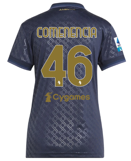 Official JUVENTUS THIRD JERSEY 202425 – WOMEN – 46 – COMENENCIA – Serie A Pack Collection - Juventus FC Gear