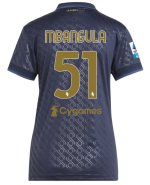 Official JUVENTUS THIRD JERSEY 202425 – WOMEN – 51 – MBANGULA – Serie A Pack Collection - Juventus FC Gear
