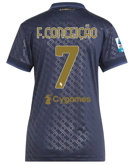 Official JUVENTUS THIRD JERSEY 202425 – WOMEN – 7 – F.CONCEIÇÃO – Serie A Pack Collection - Juventus FC Gear