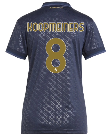 Official JUVENTUS THIRD JERSEY 202425 – WOMEN – 8 – KOOPMEINERS Collection - Juventus FC Gear