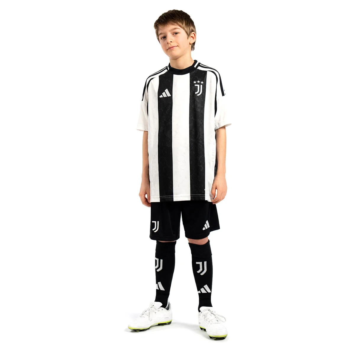Official Official juventus home jersey 202425 – kids – champions league pack Collection – Juventus FC Gear Collection - Juventus FC Gear